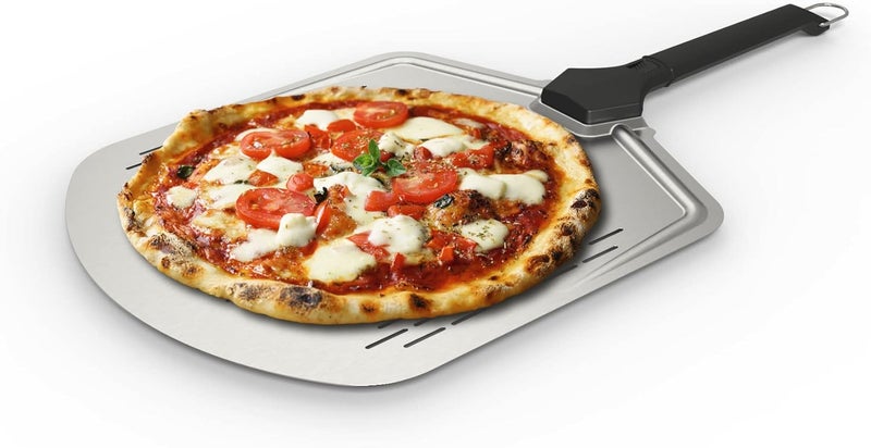 Witt 14"/36CM Perforated Pizza Peel – Ultra Thin Aluminum Peel for Retrieving Pizzas from The Pizza Oven with Ease - Image 1